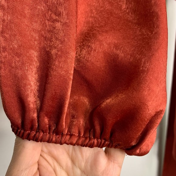 BILLABONG Redwood Shine On Silky Wrap Top Sz S - Picture 5 of 10